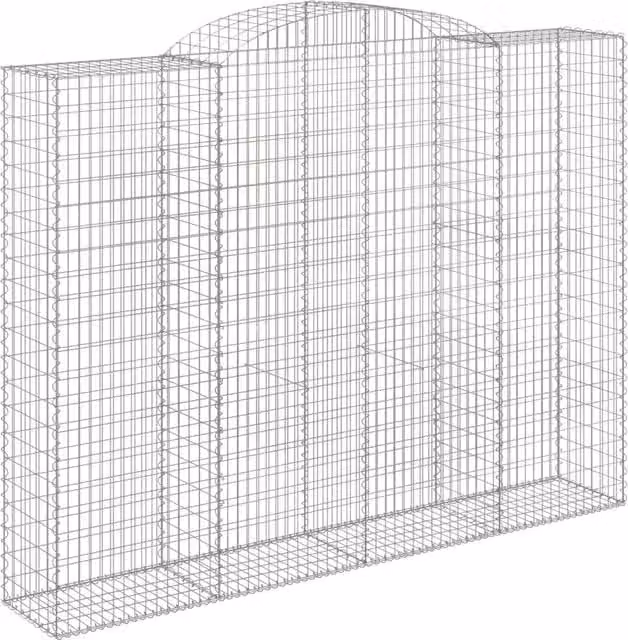 Cesto Gabbione ad Arco 300x50x220/240 cm Ferro Zincato