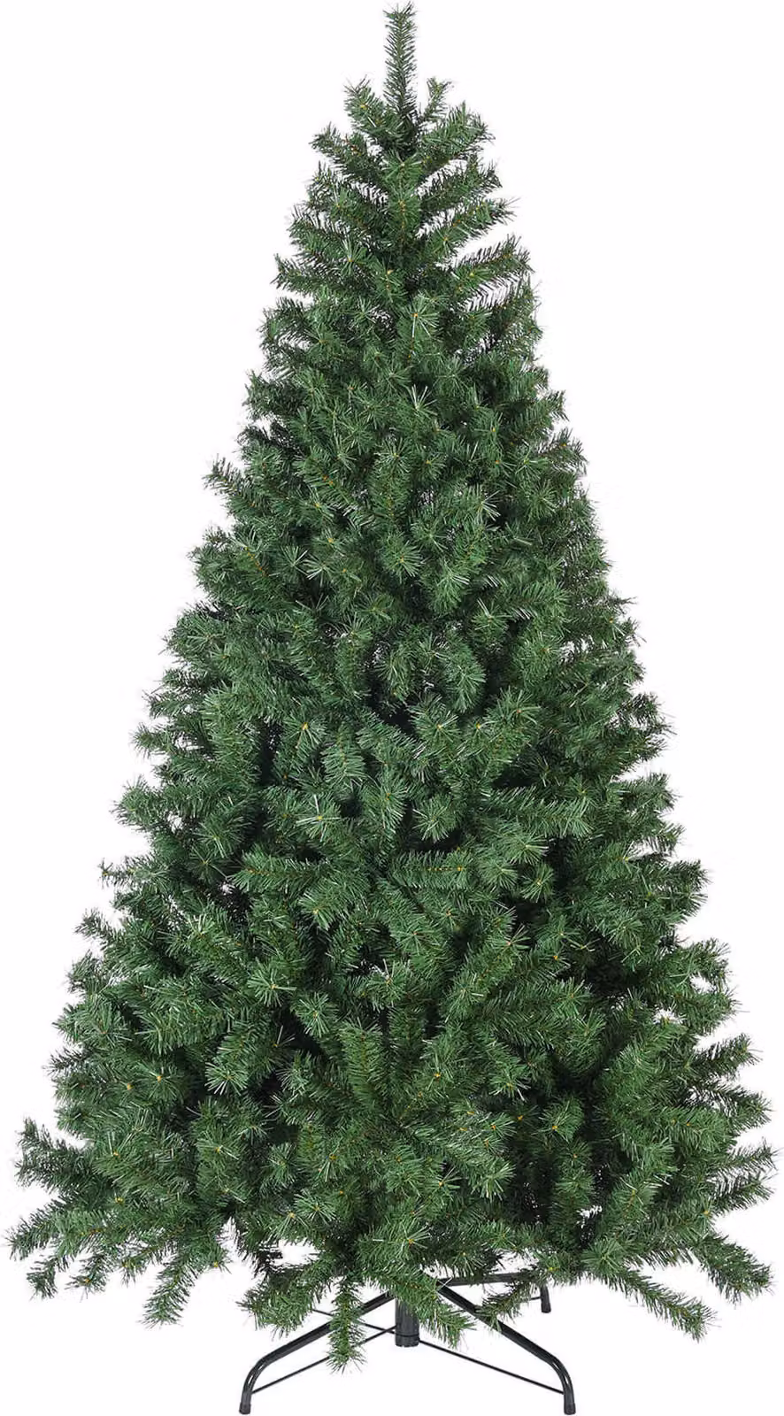 Rebecca Mobili Albero di Natale artificiale 240 cm in PVC e metallo, verde