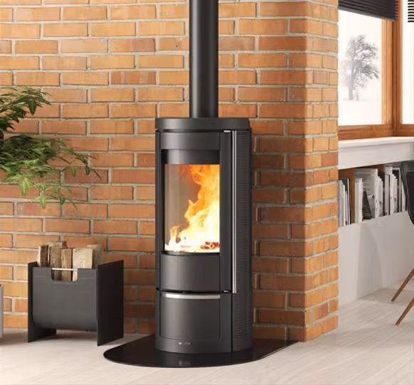 Stufa a legna in ghisa 7,5kw nera Nordica extraflame 7119350