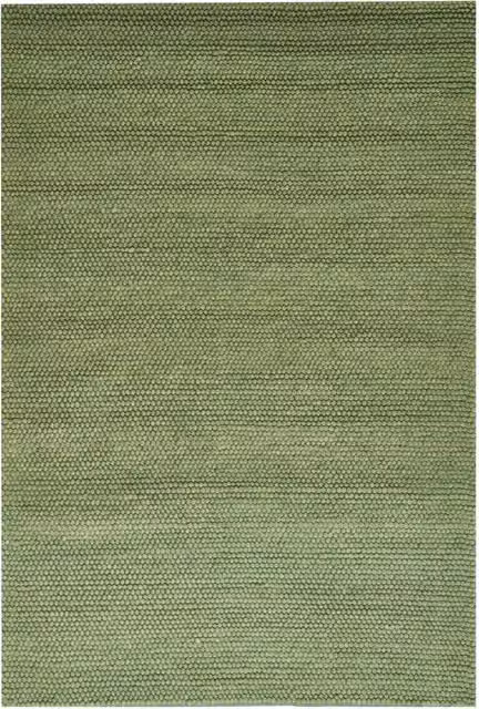 Tappeto in lana verde 200 x 300 cm, forma rettangolare, tappeto decorativo in stile scandinavo