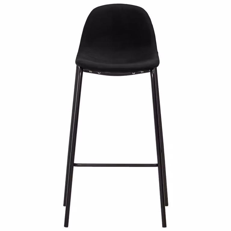 Set da bar moderno vidaXL in metallo e MDF nero e bianco per giardino