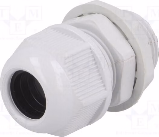 5 connettori per cavi con filettatura allungata, modello M20, grado di protezione IP65, codice prodotto RNMG20X1.5L