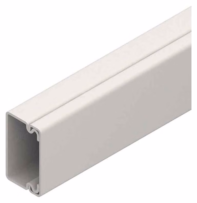 2 metri di canalina grigio chiaro senza divisorio - Wireway 24x40 mm RAL7035 HKL2540.8