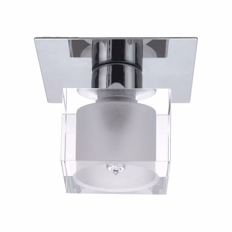 Plafoniera MAGNUM 1xG9/40W Ø 10cm metallo/vetro cromo dimmerabile