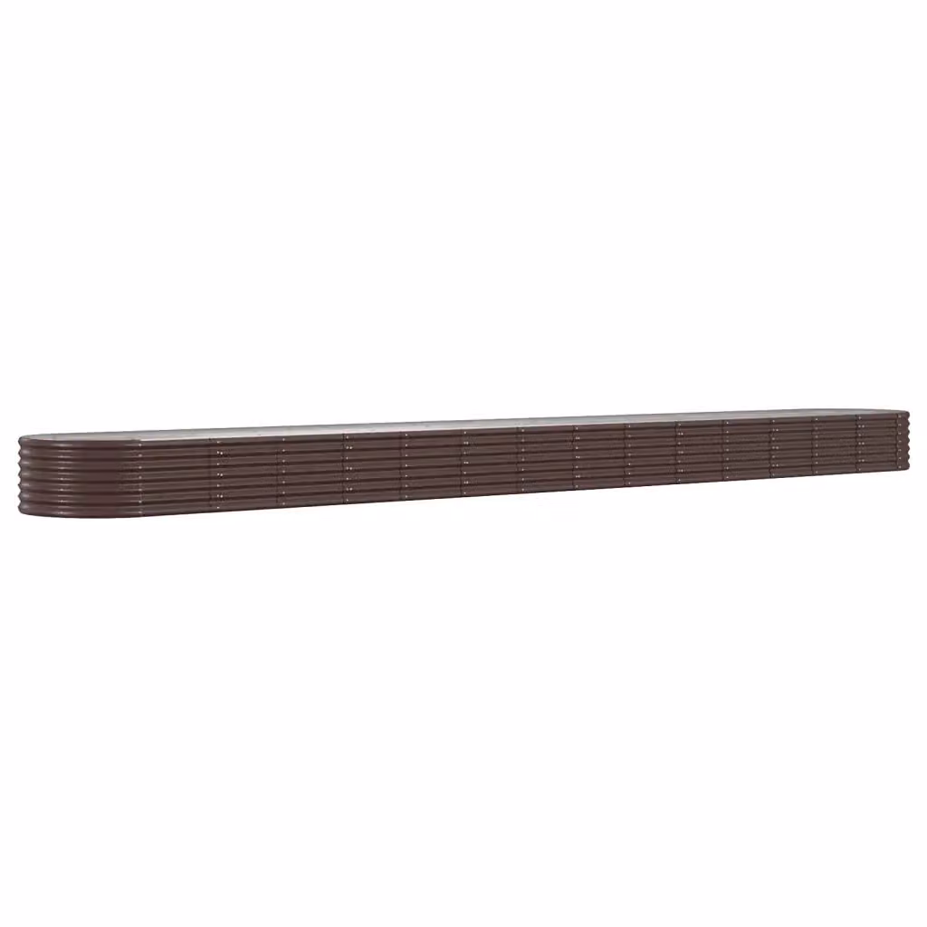 Letto rialzato da giardino Videx in acciaio zincato marrone L: 620 cm, P: 80 cm, H: 36 cm – 2