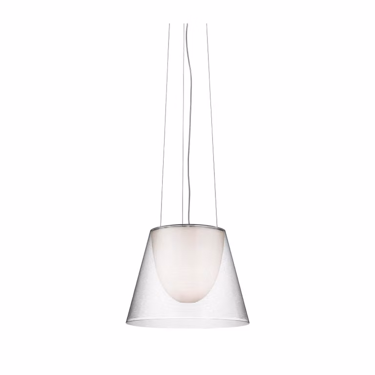 Flos - KTribe Suspension 2 - Lampada a sospensione - Trasparente