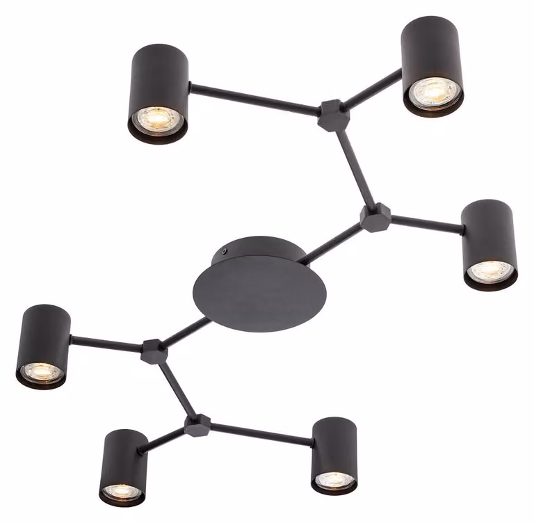WEBB PL 6*GU10 nero