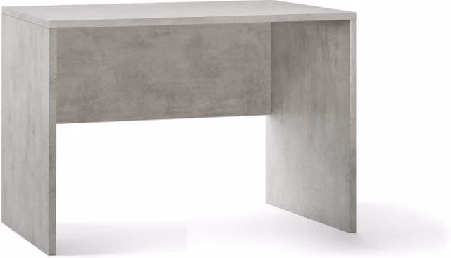 Scrivania moderna Sarmog in kit colore grigio, L/P/H: 120 x 69 x 76 cm