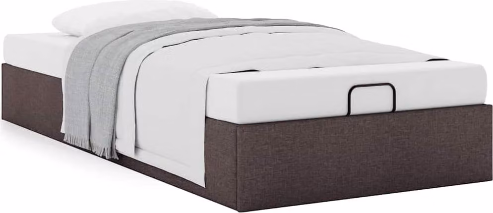 Struttura Letto Pouf senza Materasso 90x200 cm in Tessuto