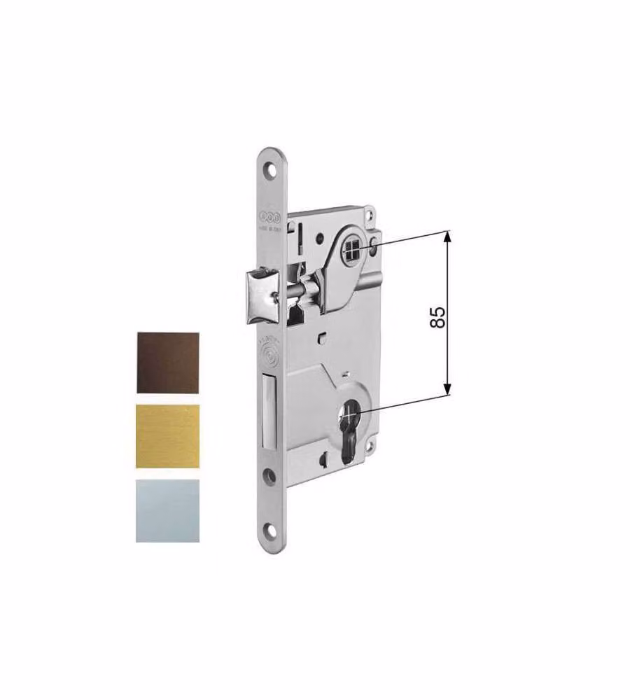 Serratura Inf.Legno Centro E50 Bronzata 1024 Agb