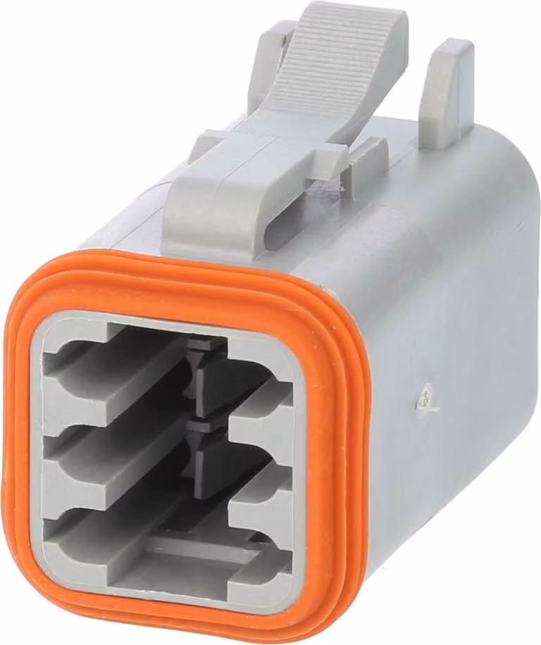 Amphenol AS-6SF 111 Presa cavo serie AT, 6 poli, connessione a crimpare, diametro isolamento 2,24 mm - 3,68 mm,