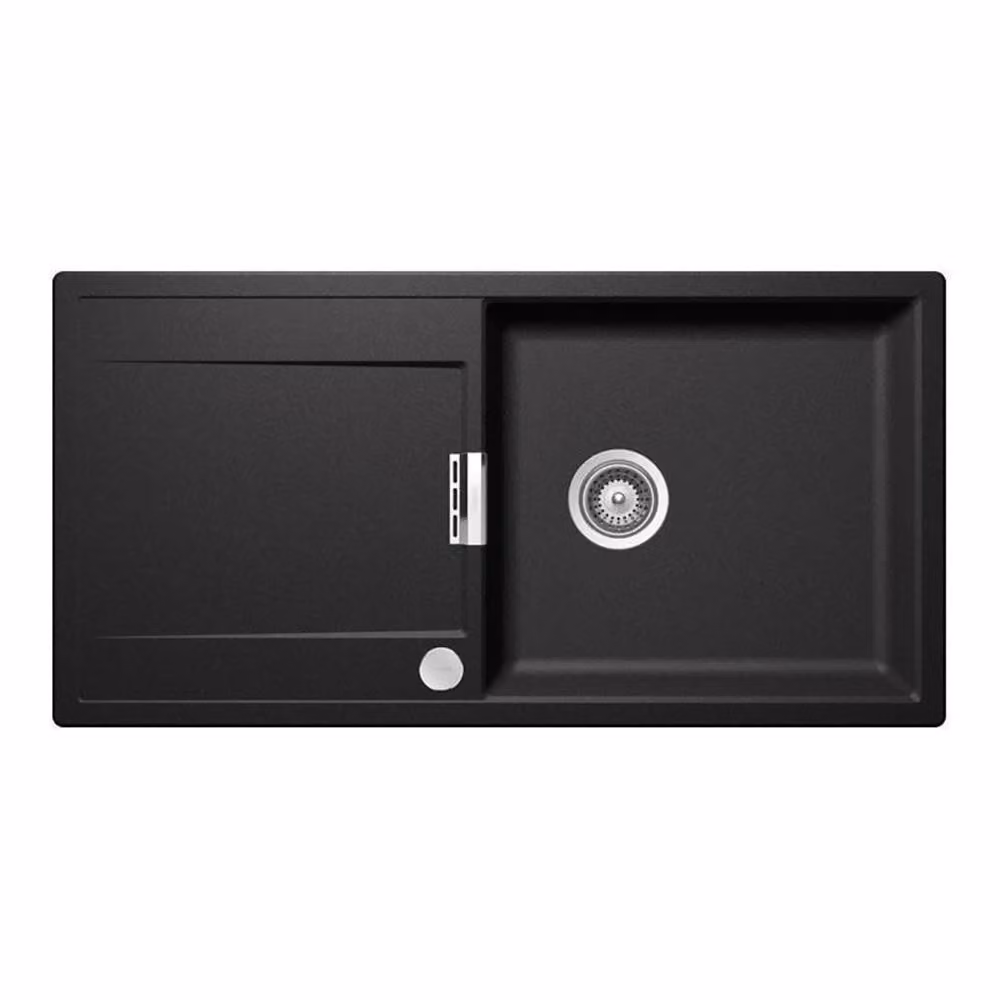 Schock Cristadur Mono D-100 L U Stone STO lavello sottopiano con comando eccentrico