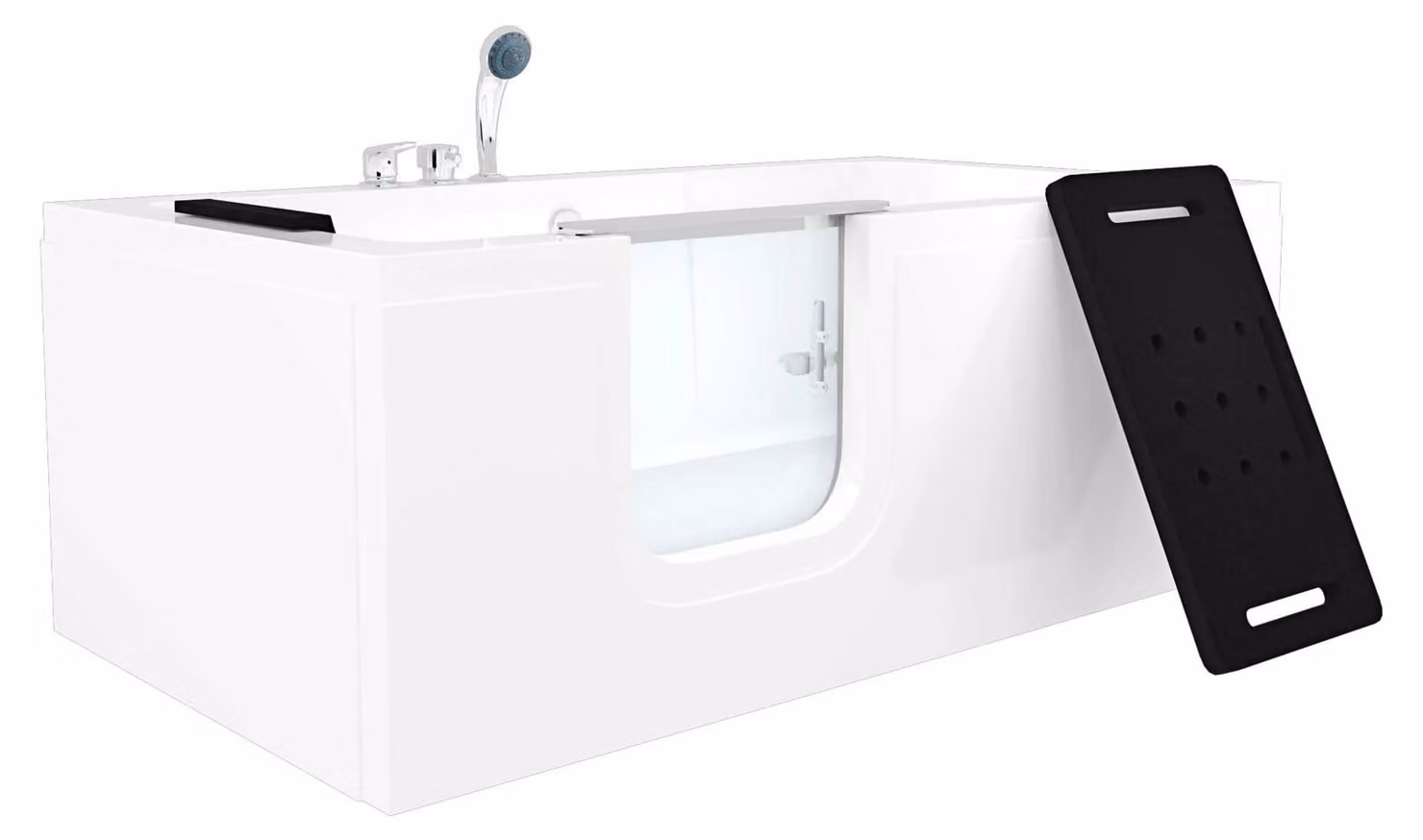 Vasca per anziani con porta S15-EH-L 160x85 cm, miscelatore monocomando