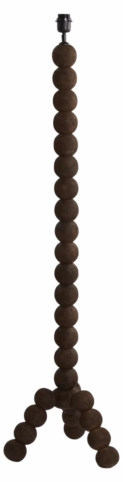 Lampada da terra - marrone - Veglio - legno - apparecchio singolo - E27 - 8216964 - Light & Living