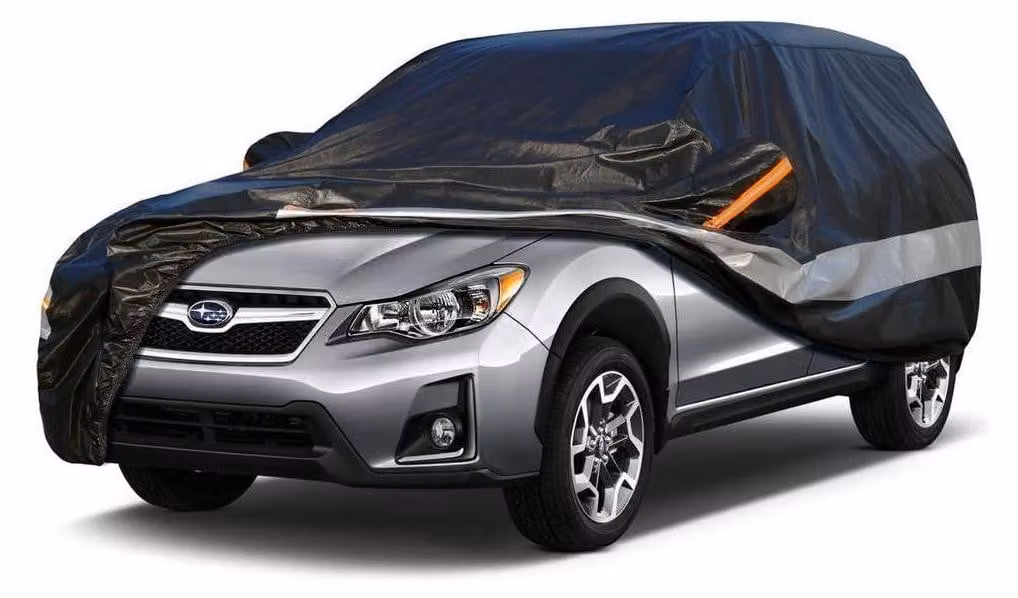 Copertura per auto, 10 strati, impermeabile e traspirante, per Subaru XV (2011-2023), colore nero