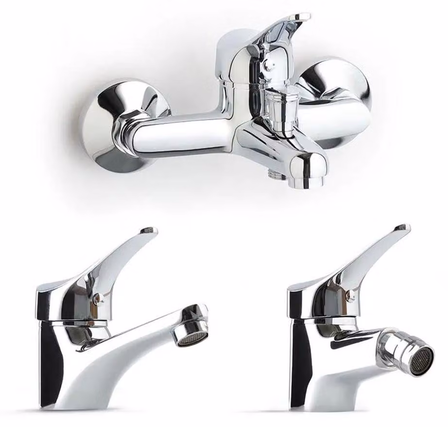 Set rubinetteria bagno 3 pezzi - lavabo, bidet, vasca | Cembra
