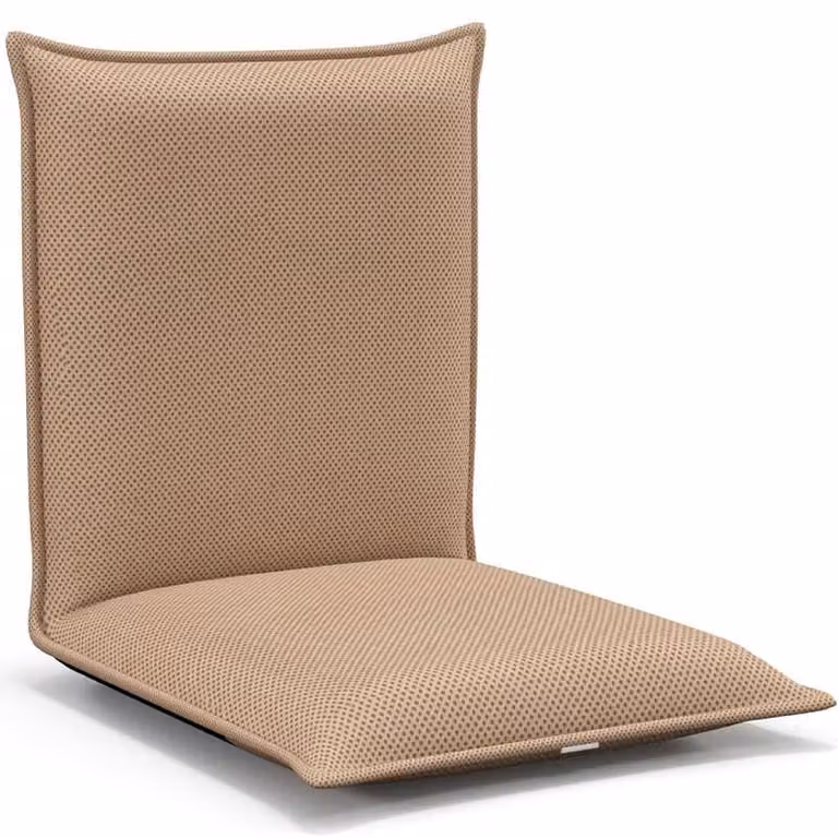 Poltrona reclinabile da pavimento 656GOT05, 98 x 45 x 8 cm, beige - A
