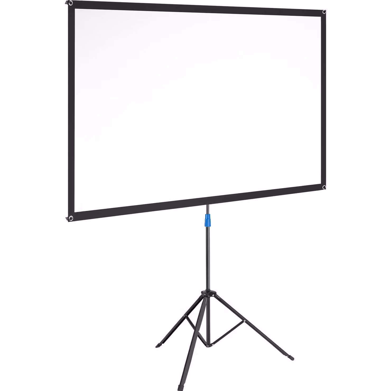 Schermo per proiettore Cinema tectake con treppiede pieghevole, formato 16:9, risoluzione 4K UHD, colore bianco – 3