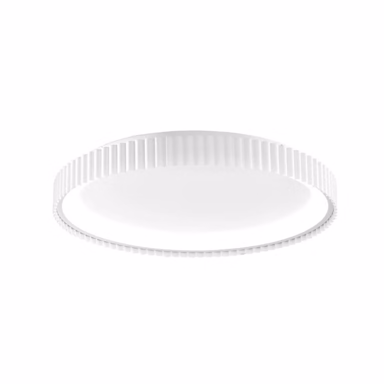 Luce Ambiente Design Plafoniera a LED Niike, Bianco / Opale, Soggiorno / Sala da pranzo, Metallo, Moderno, Plafoniera LED