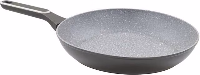 Set di 6 padelle in alluminio forgiato Casa Collection grigio con rivestimento non-stick 30 Grit Stone e manico soft touch per induzione – 1