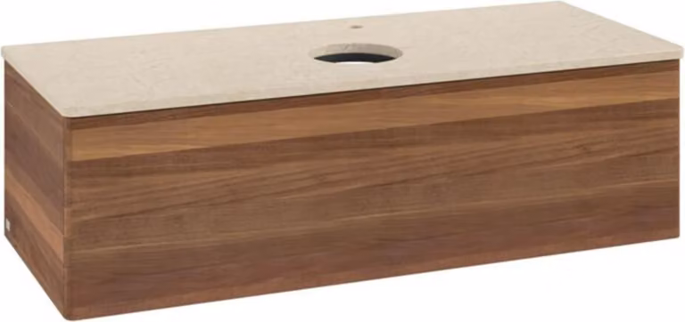 Mobiletto V&B senza struttura frontale, con illuminazione Antao 120x36x50cm, HL, WBP botti