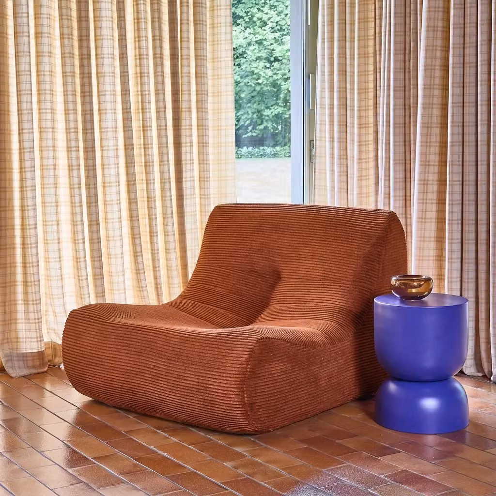 Modulo per divano modulare Sweeek in velluto a coste, L: 105 cm, P: 72 cm, H: 35 cm – 2