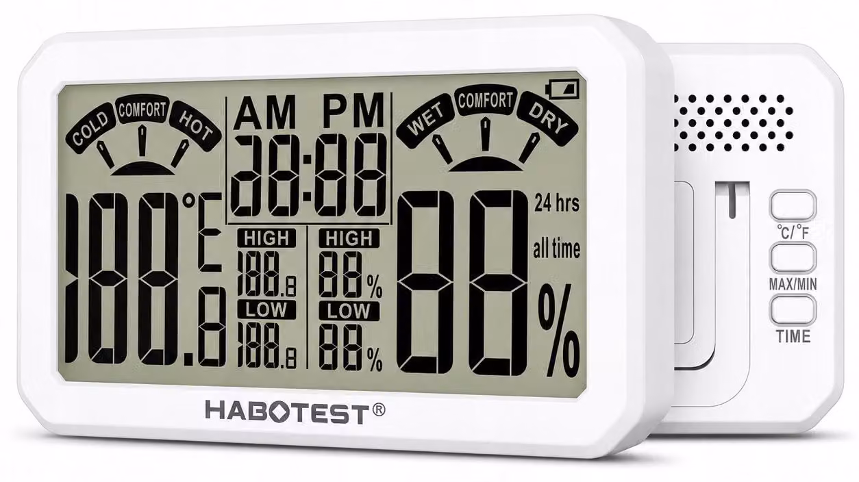 Mini stazione meteorologica Habotest HT683 per il monitoraggio di temperatura e umidità