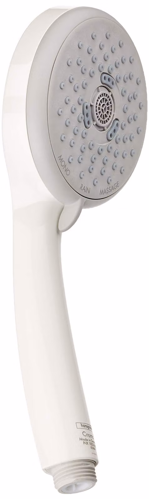 Doccia Croma 100, bianco/cromato, 3 getti, 100 mm