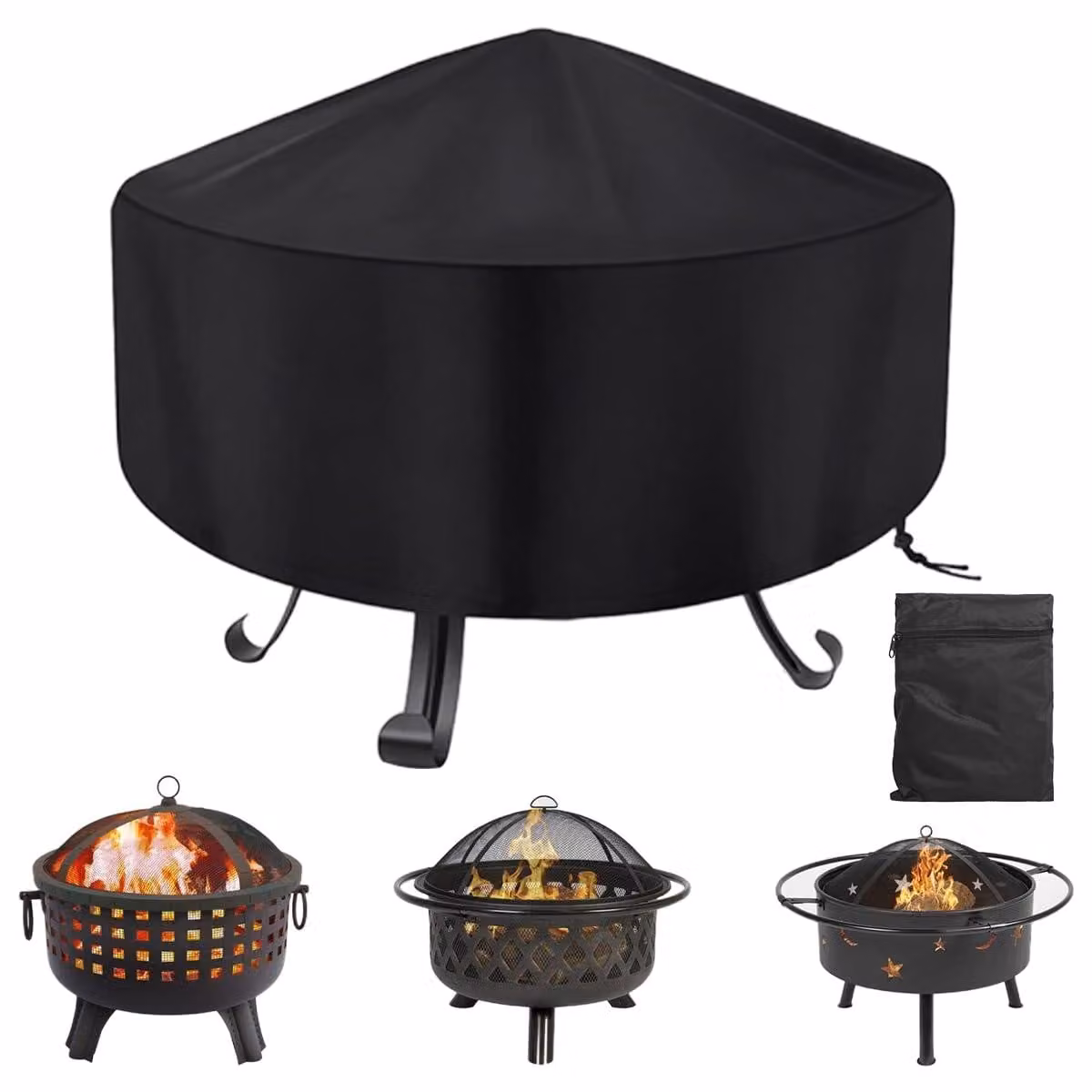 Copertura di 97 x 56 cm per braciere, copri-braciere