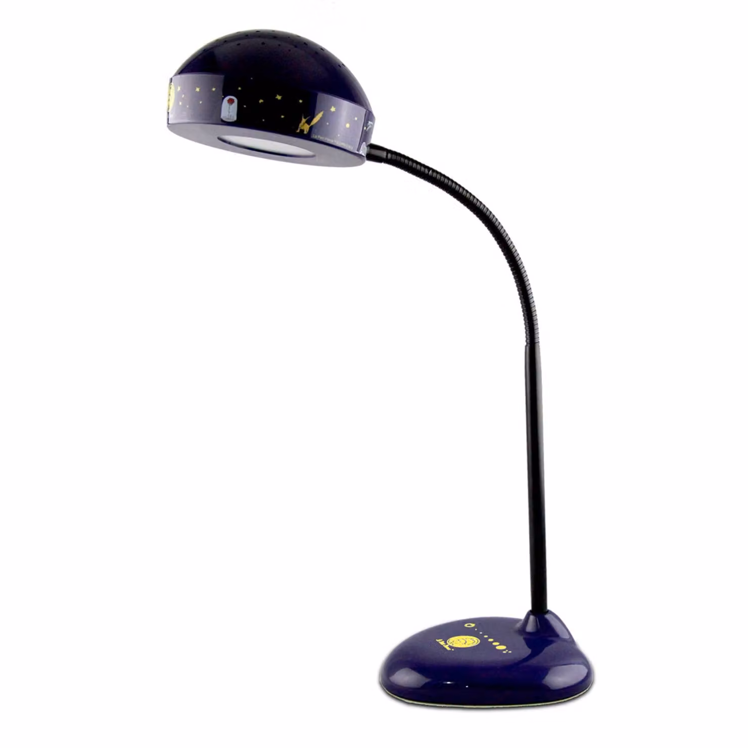 Niermann Standby Lampada LED Piccolo Principe con luce notturna Kleiner Prinz, dimmerabile, Blu, Cameretta, Plastica, Lampada da tavolo