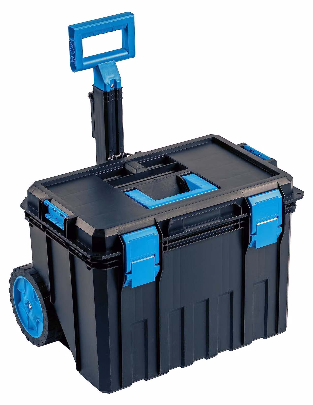 Valigetta portattrezzi su ruote - Nera - Capacità di carico: 50 kg - Plastica ABS - Sistema modulare