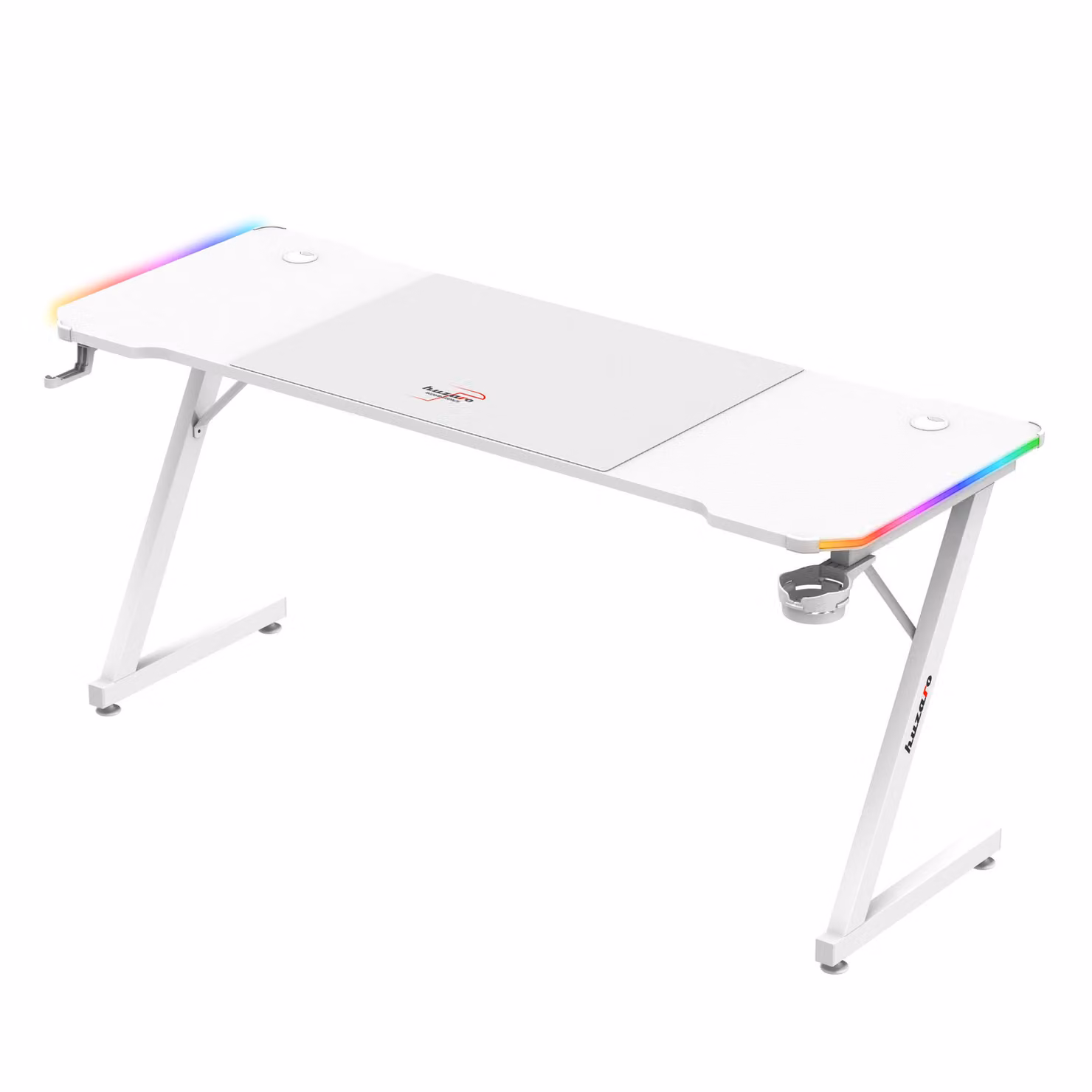 Huzaro Hero 4.8 White RGB - gaming desk