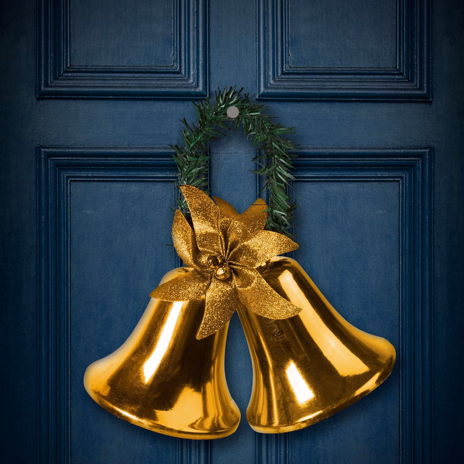 Decorazioni natalizie - Campanello - color oro