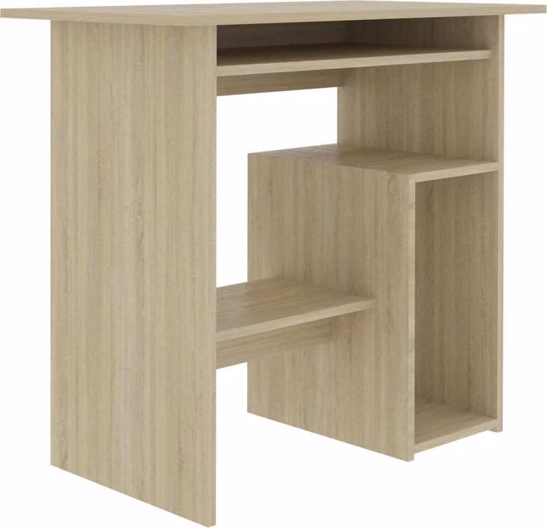 Scrivania Rovere Sonoma 80x45x74 cm in Legno Multistrato