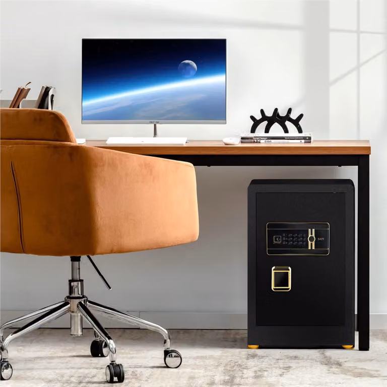 Cassaforte ignifuga - Cassaforte di sicurezza - Cassaforte per documenti - Cassaforte elettronica - Mini cassaforte - Capacità: 42,5 litri