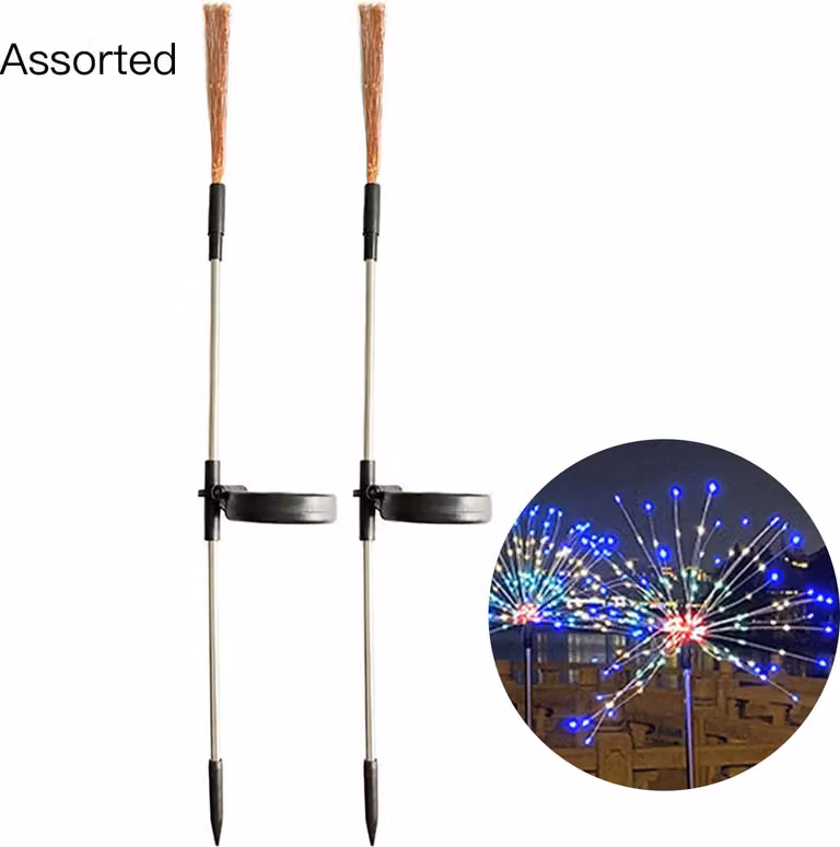 Oggetto da giardino con fuochi d'artificio