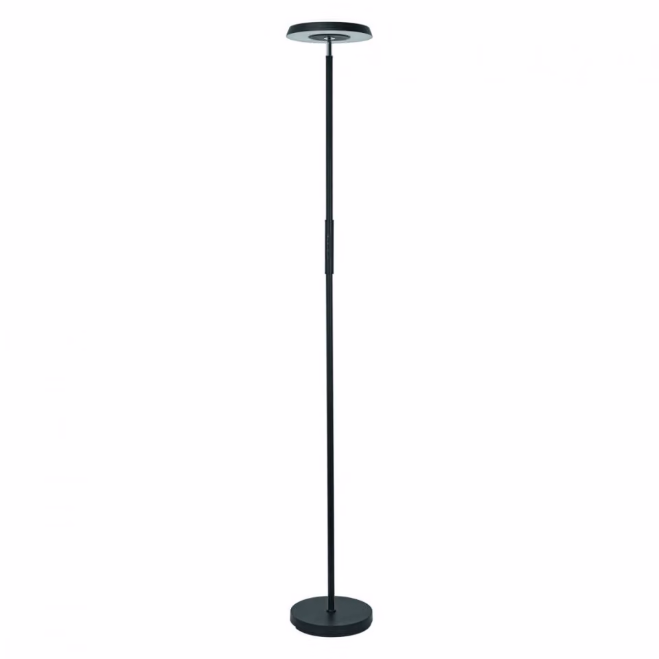 LEDVANCE SMART+ WIFI FLOOR UPDOWN lampada da parete e da terra, nera, 13,5W, 1750lm, luce bianca e colorata regolabile, due sorgenti luminose, dimmerabile, lunga durata, luce RGB, controllabile tramite app, 3000K