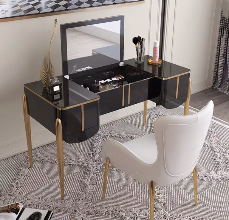 Modern Schminktisch Spiegel Luxus Konsole Kommode Schlafzimmer