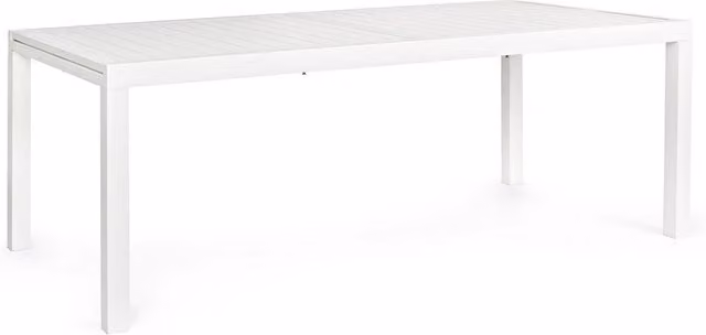 Tavolo Allungabile In Alluminio BIZZOTTO HILDE 200-300X100 Bianco