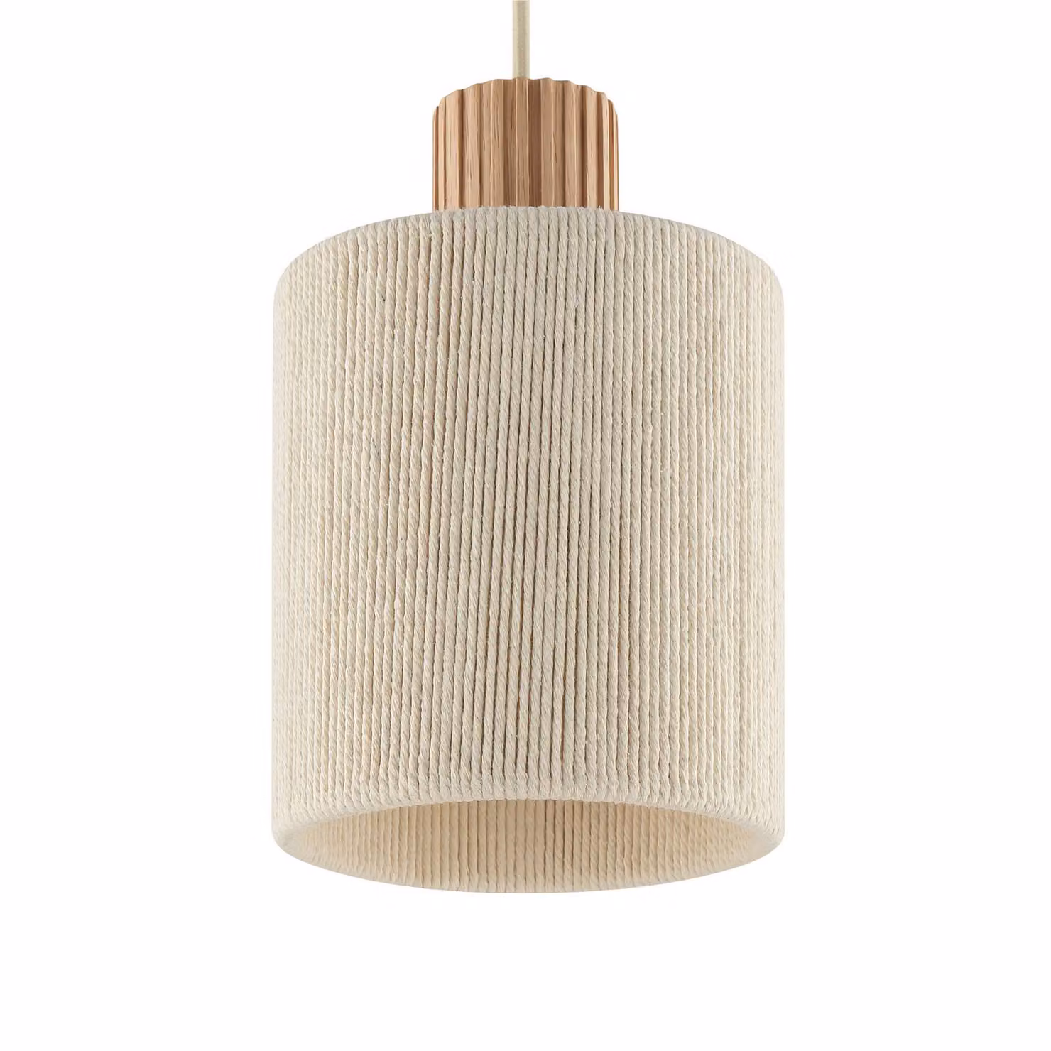 Brilliant Lampada a sospensione Arlo, dimmerabile, Crema / Ambra, Soggiorno / Sala da pranzo, Tessuto / Stoffa / Seta, Moderno, Lampada a sospensione
