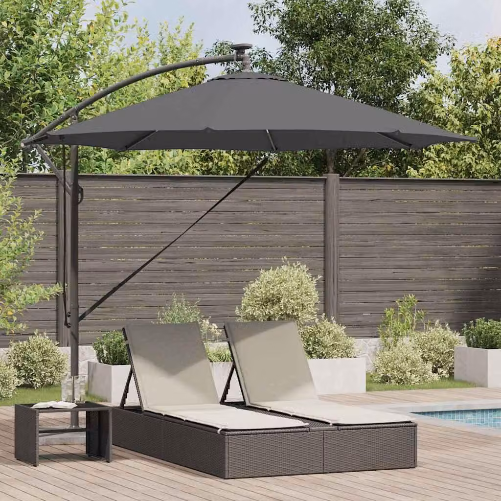 Maison Exclusive - Ombrellone, dimensioni 294 x 294 x 248 cm, realizzato in poliestere e alluminio