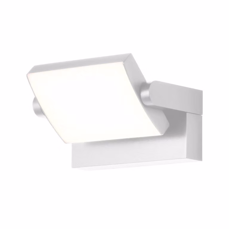 CMD Applique da esterni a LED 9110, Bianco / Opale, Alluminio, Moderno, Applique LED da esterni