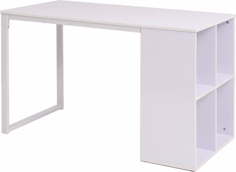 The Living Store Scrivania 120×60×75 cm Bianco