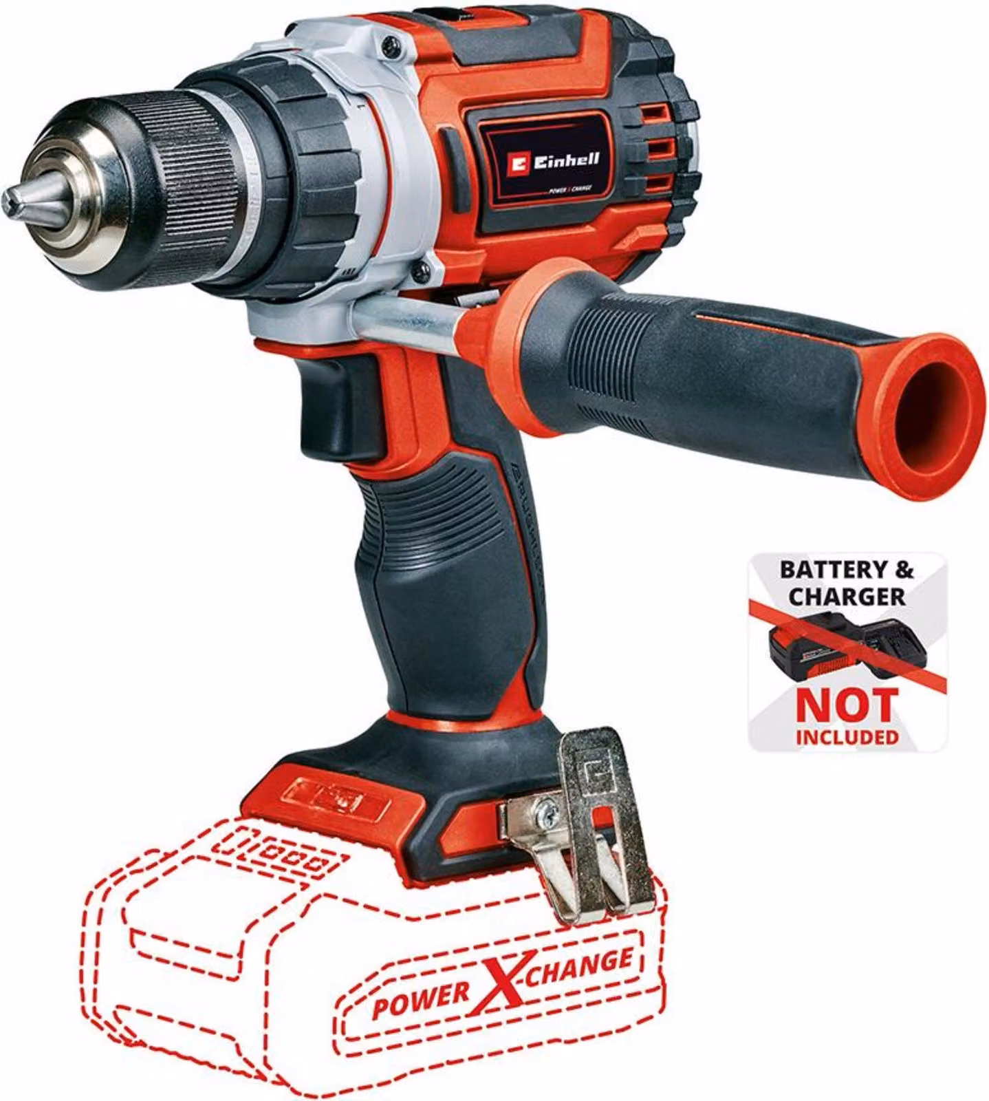 Einhell TP-CD 18/60 Li BL - Solo 2000 RPM 1.3 kg Black, Grey, Red