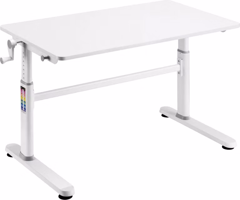 Scrivania per bambini con piano da disegno - regolabile in altezza in modo ergonomico - scrivania da scuola
