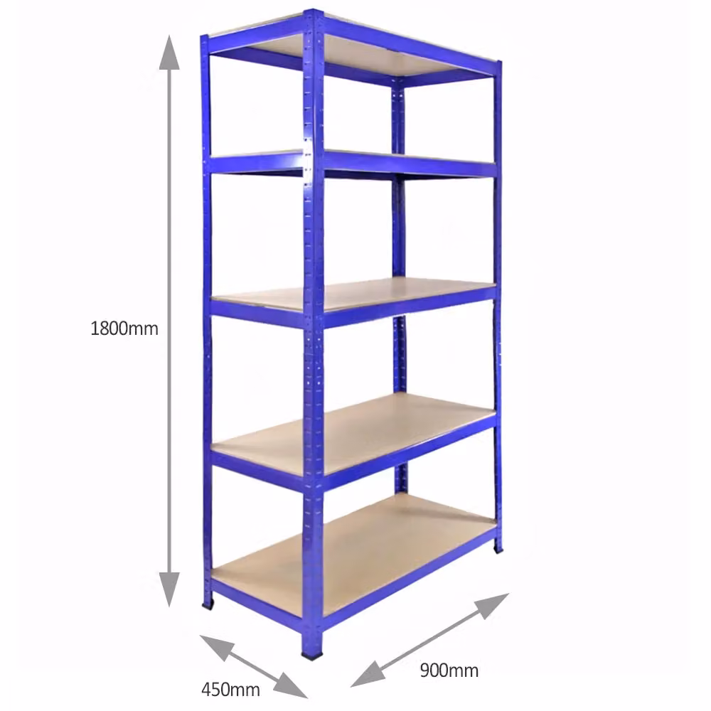 Scaffalatura da Garage e Officina Monster Racking in Acciaio Blu L: 120 cm, P: 60 cm, H: 180 cm – 2