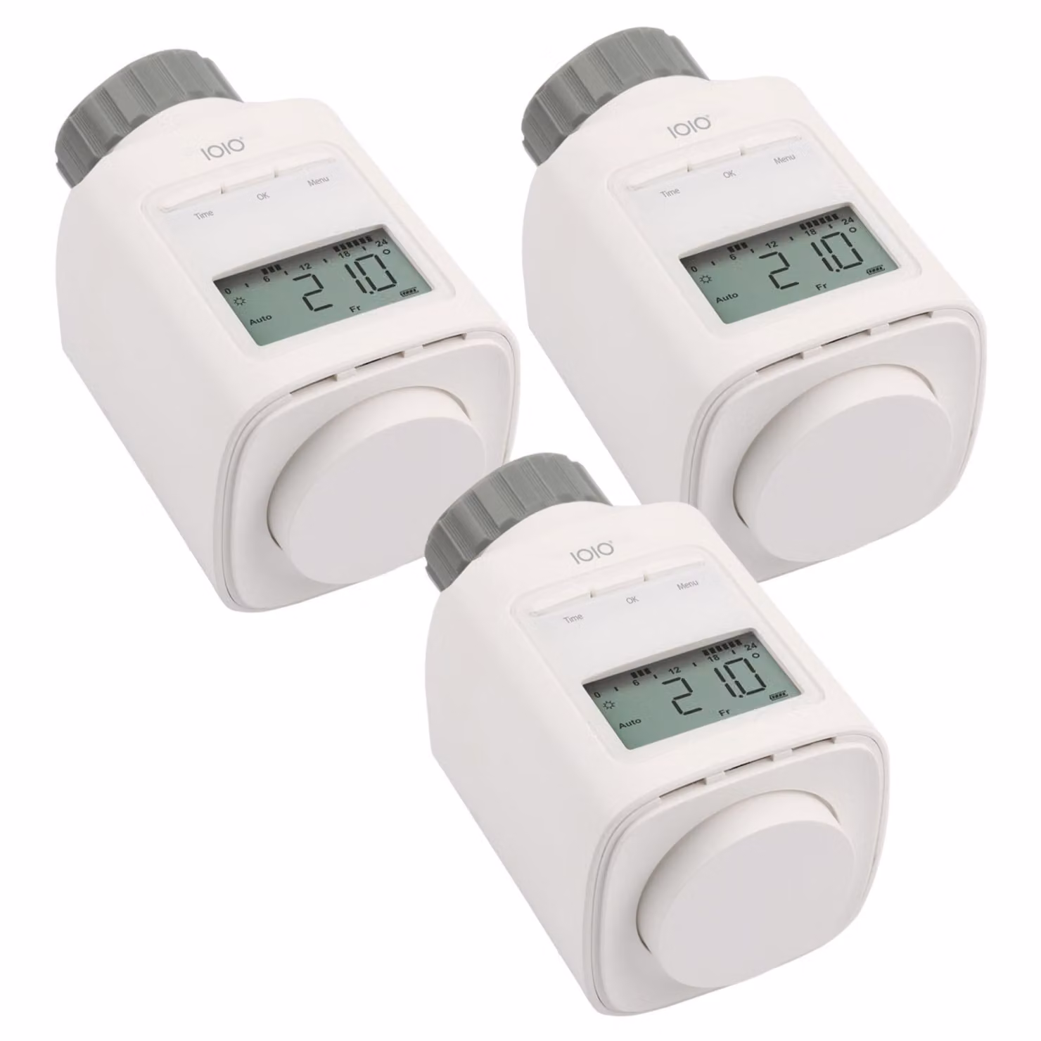 3 pezzi IOIO HT 2000 Termostato elettronico Termostato per radiatori per risparmiare fino al 30% sui costi di riscaldamento