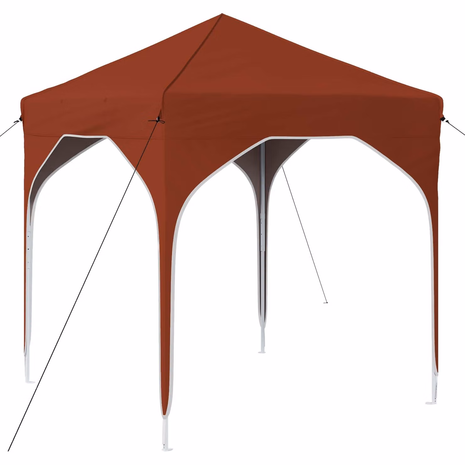 Tenda per feste a pop-up 194 x 194 x 245 cm Terracotta