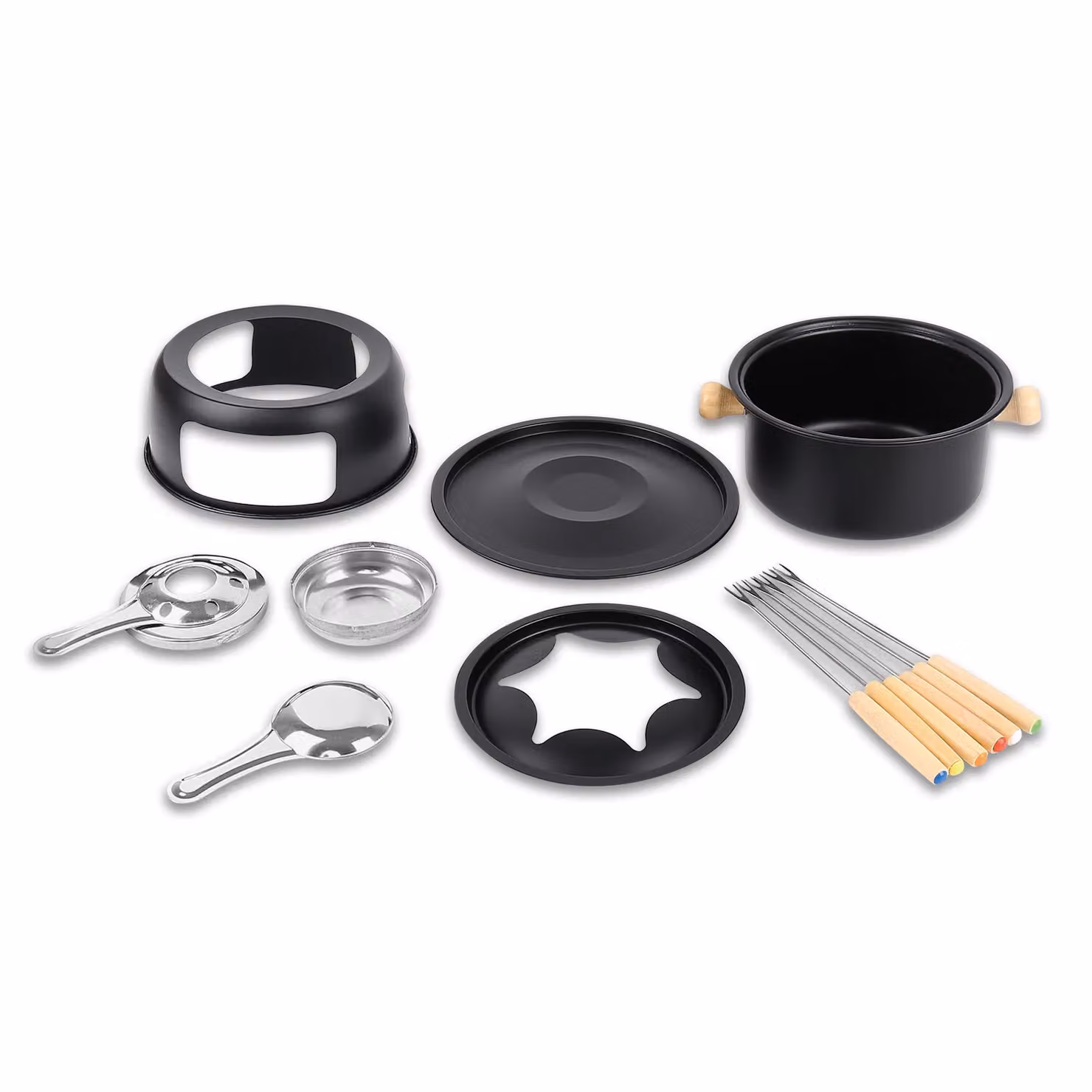 Set Fonduta Giulietta Gusto Casa multicolore e nero – 2