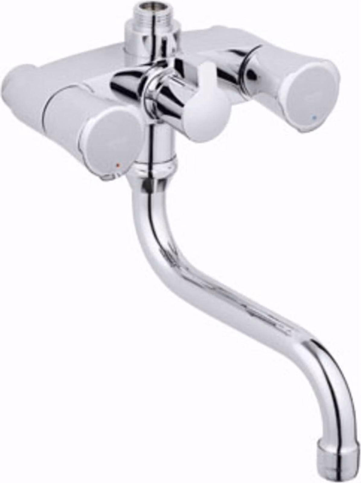 Rubinetto per acqua bollente Grohe Costa-L da 12 cm con deviatore e bocca di erogazione cromata